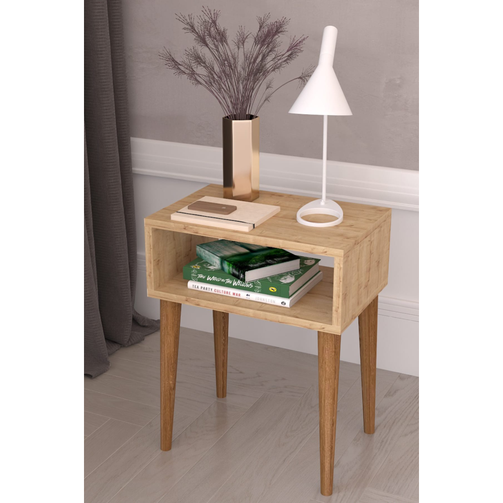 Retro Komodin - Meşe