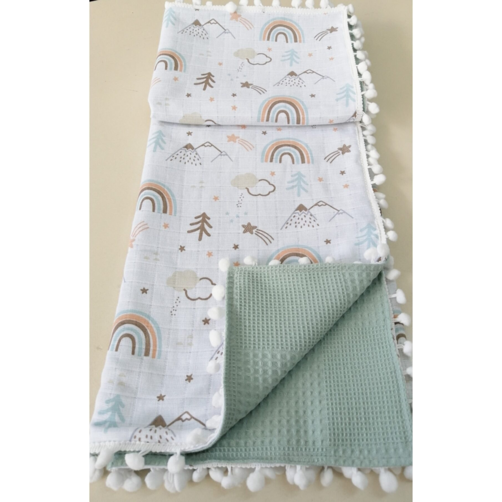 Müslin Pike Örtü 110x100 Ölçülerinde