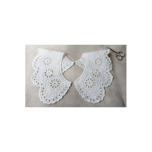 Vintage Pamuk Fisto Yakalık Bej Renk ( 2 Ayrı Parça)