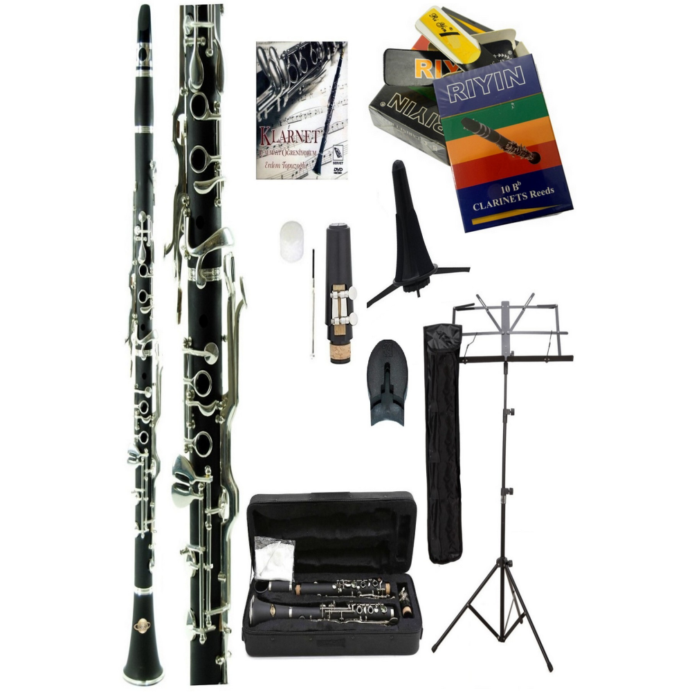 Saturn Sol Klarnet 4 Yüzüklü Türk Müziği Klarneti Full Set