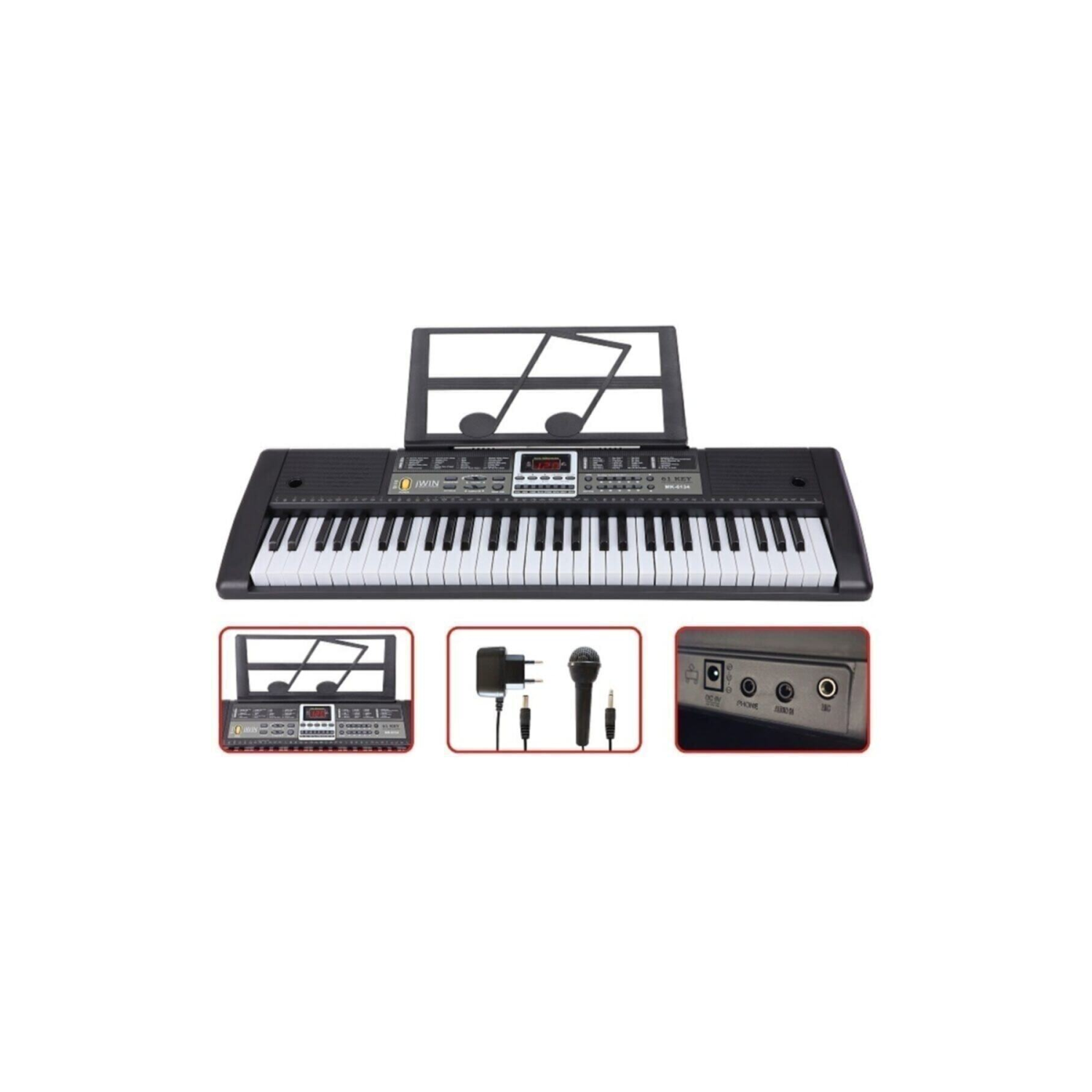 Jwin Mk-6134 61 Tuşlu Org (jwin Türkiye Garantili)