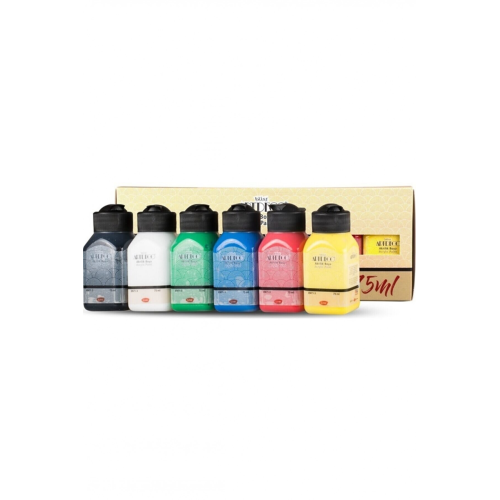 Canlı Renkler 6x75 ml Akrilik Boya Seti -1