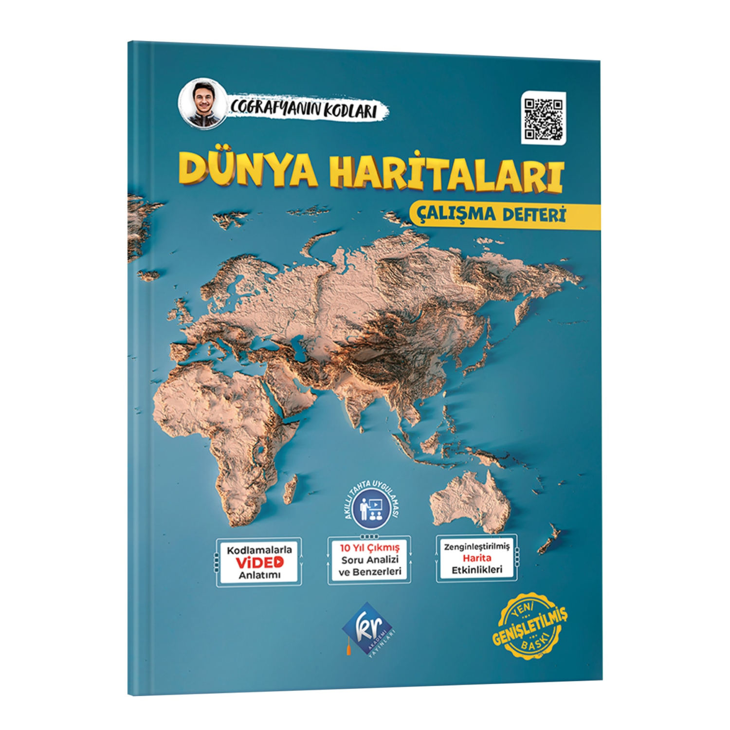 2024 Coğrafyanın Kodları Dünya Haritaları Çalışma Defteri Genişletilmiş Baskı (TÜM SINAVLAR İÇİN)