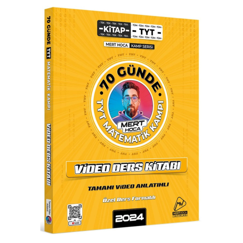 2024 Mert Hoca 70 Günde Tyt Matematik Kampı Video Ders Kitabı