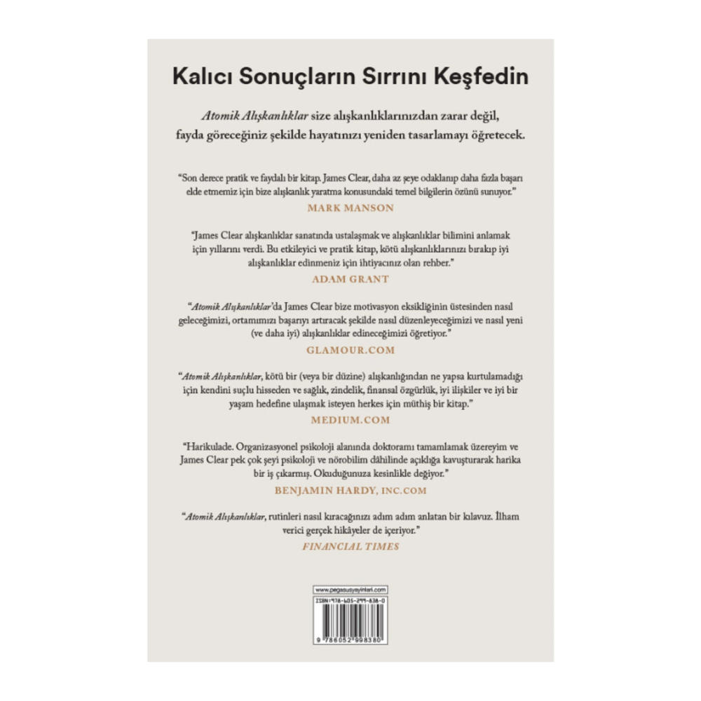 Atomik Alışkanlıklar – James Clear
