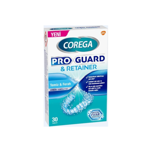 Proguard & Retainer Diş Apartı Temizleyici Tablet 30'lu