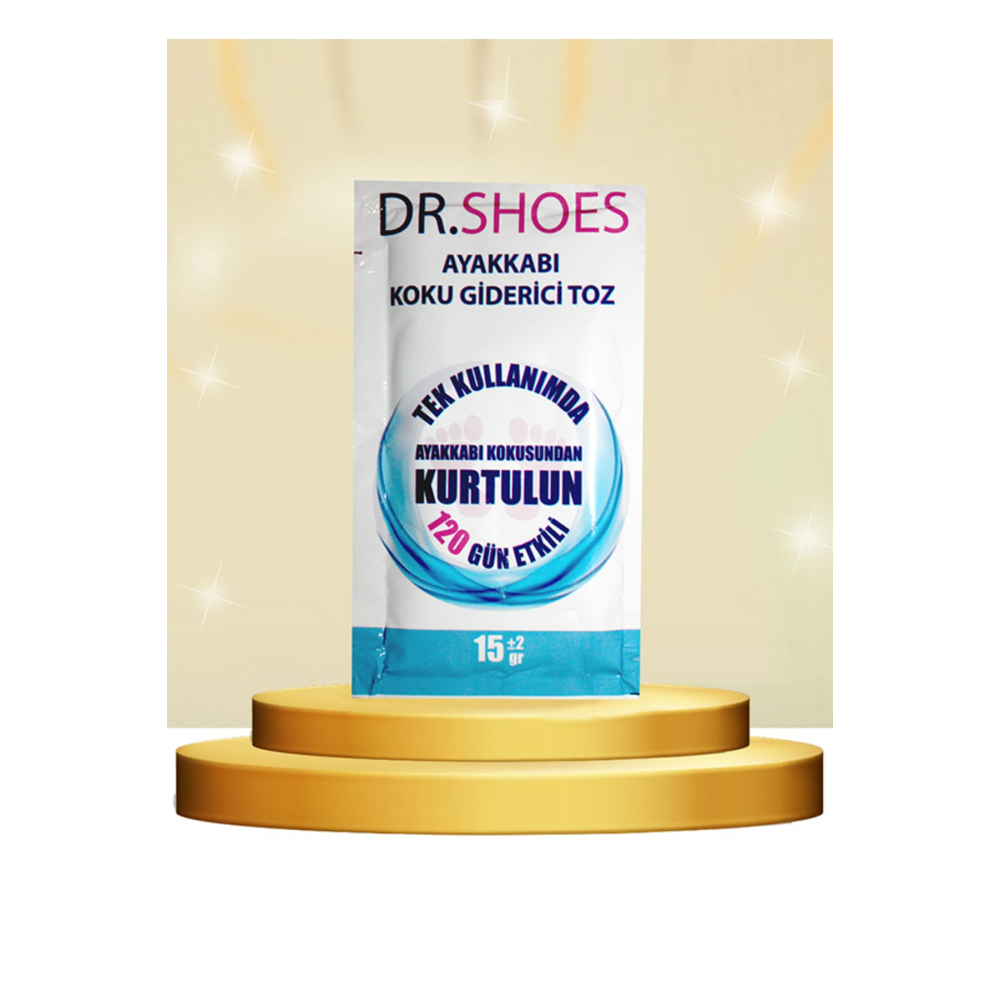 5 Adet Ayak Koku Giderici - Ayakkabı Koku Giderici Toz 120 Gün Etkili.DR.SHOES ile Ayak Kokusuna Son