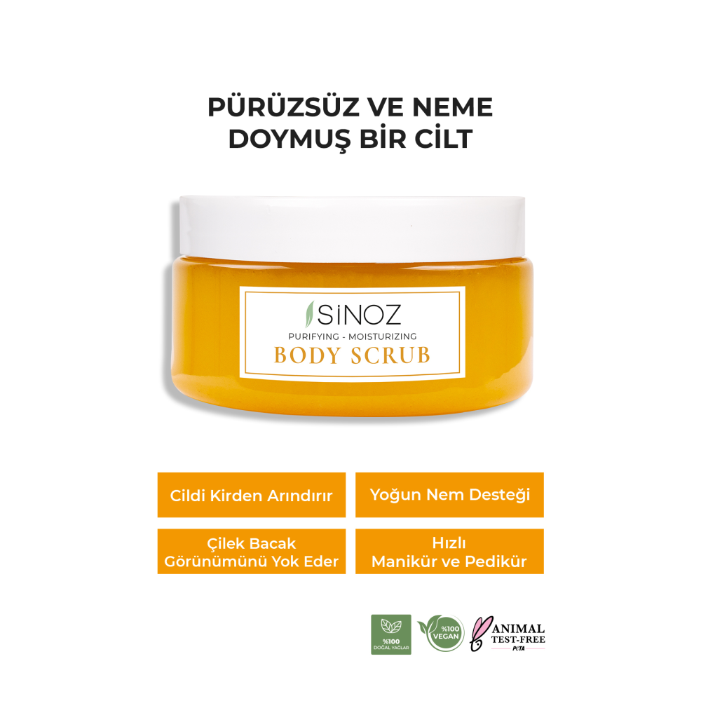 Body Scrub Besleyici Arındırıcı Nemlendirici Vücut Peelingi 300 gr