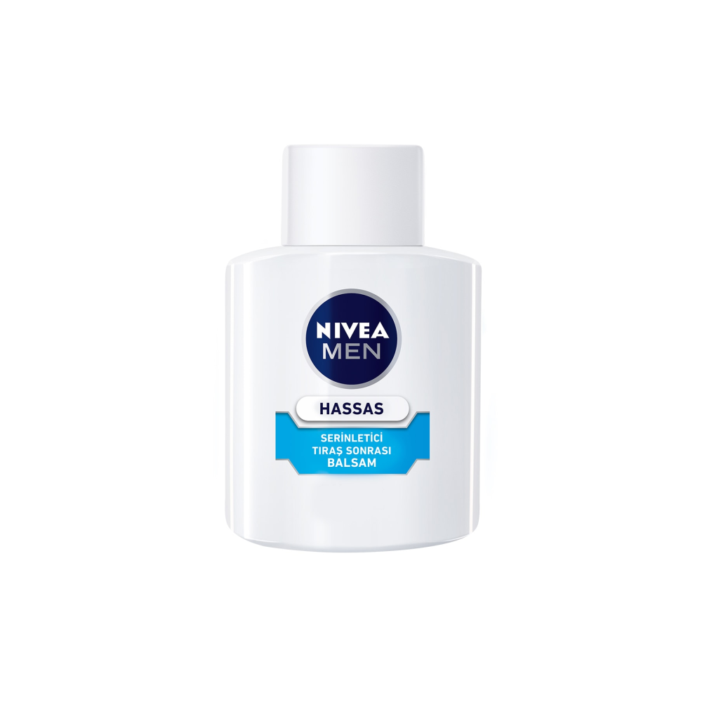 Men Hassas Serinletici Tıraş Sonrası Balsam 100ml, Hassas Ciltler,Alkolsüz Formül, Hızlı Emilir
