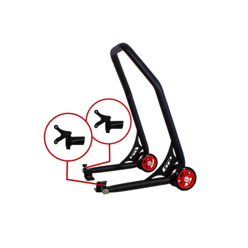 Universal Demir Arka Kaldırma Sehpası Siyah Takozdan