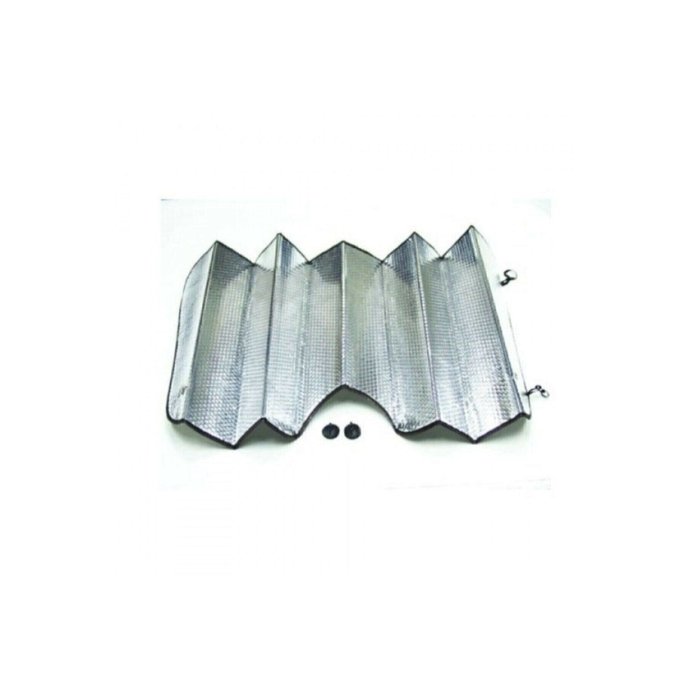 Araba Ön Cam Güneşliği Metalize Parlak Alüminyum Oto Güneşlik (130X60CM)