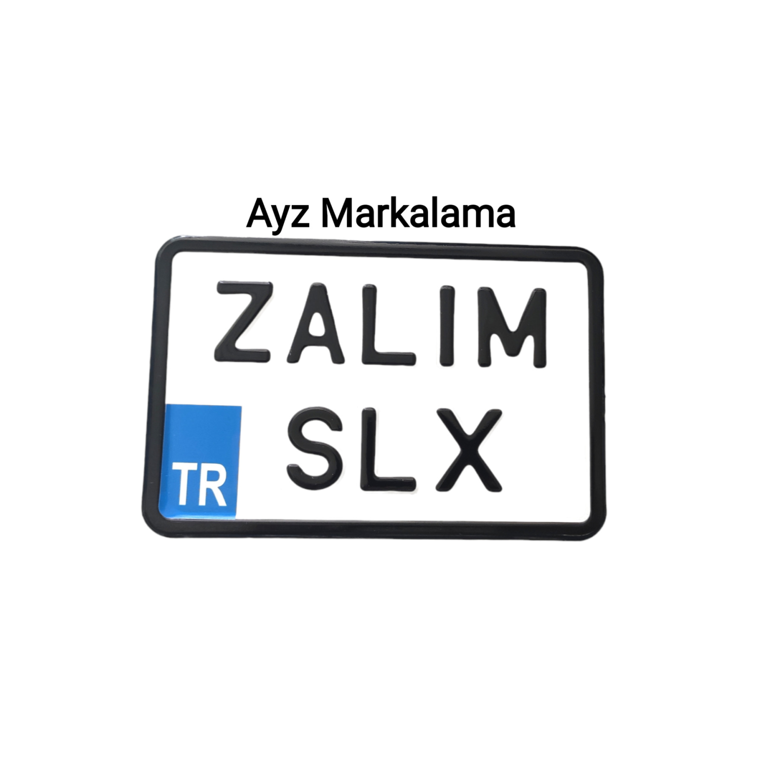 Dekor Plaka, Bisiklet Plaka, Isimli Plaka, Cam Önü Plakası, Aksesuar Plaka