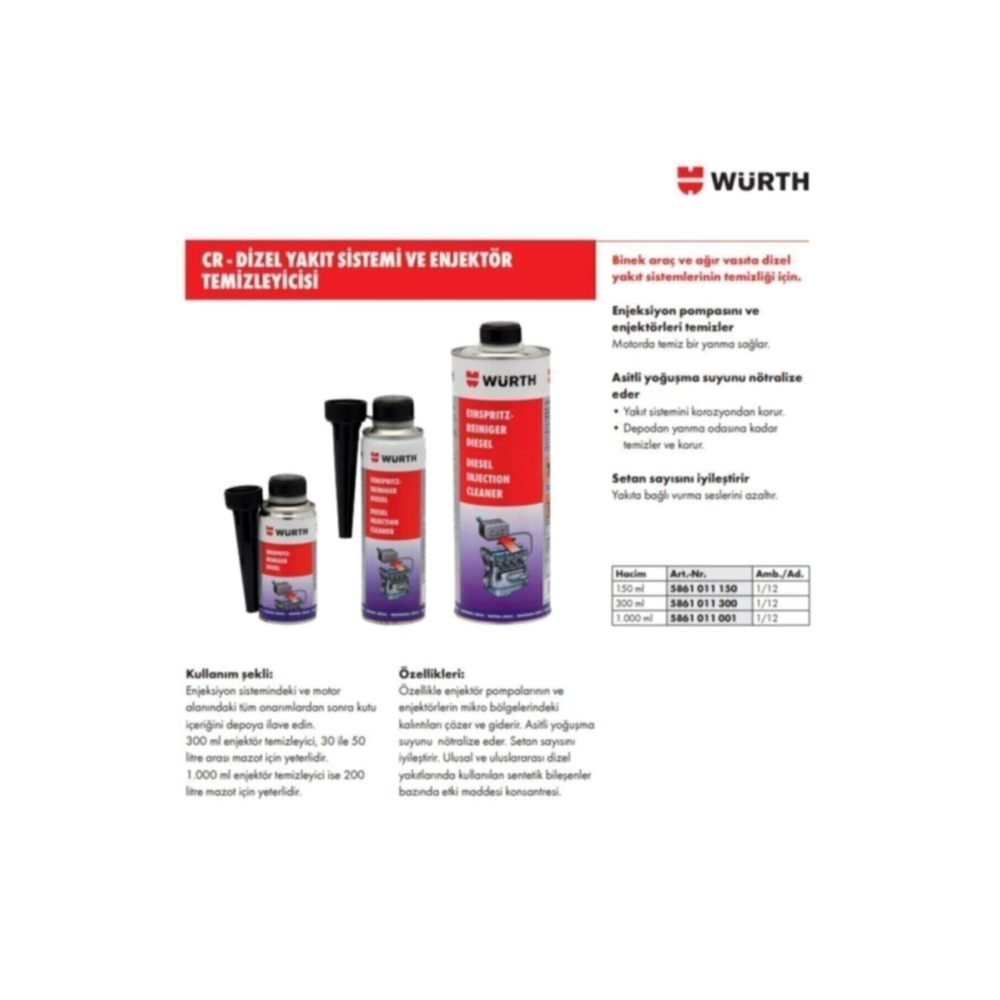 Skt: 2025 Yeni Seri Vuruntuyu Ve Enjektördeki Kalıntıyı Yok Eden Enjektör Temizleyici 300 ml