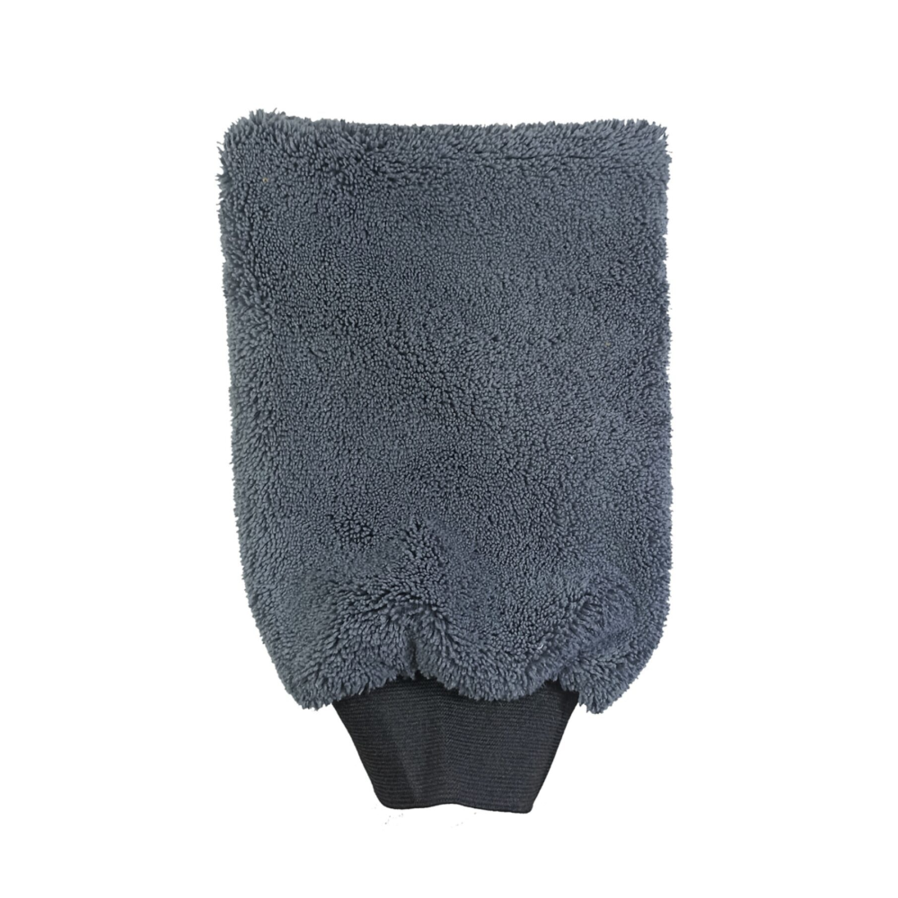 Oto & Ev Yıkama Ve Cila Eldiveni - Siyah Mikrofiber