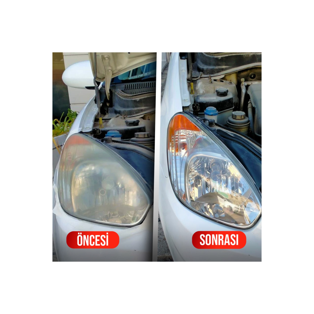 Yeni Nesil Araba Far Temizleme Sıvısı Far Temizleme Solüsyonu Kloroform Uyumlu 250 Gr