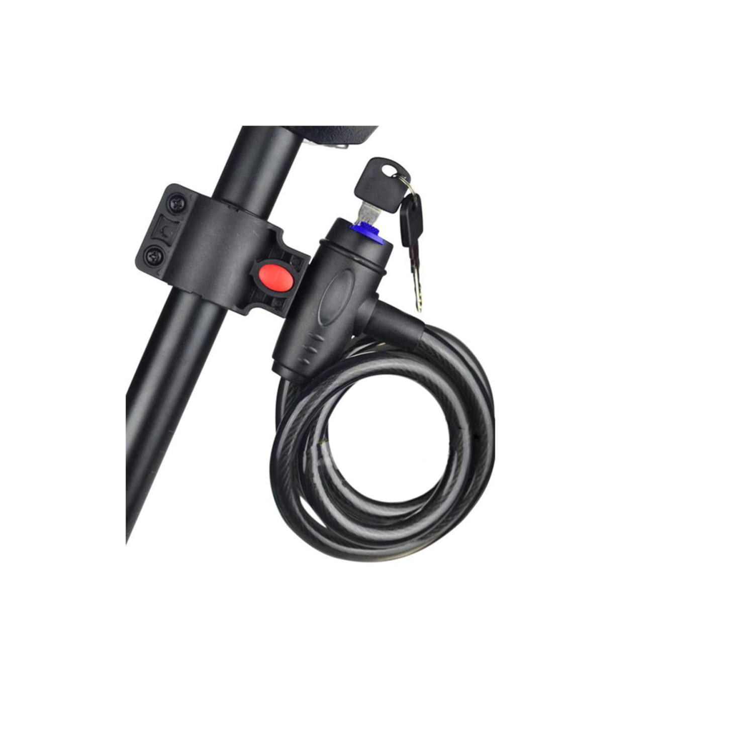 Anahtarlı Çelik Kilit Bisiklet Motosiklet Güvenlik Kilidi Bebek Arabası