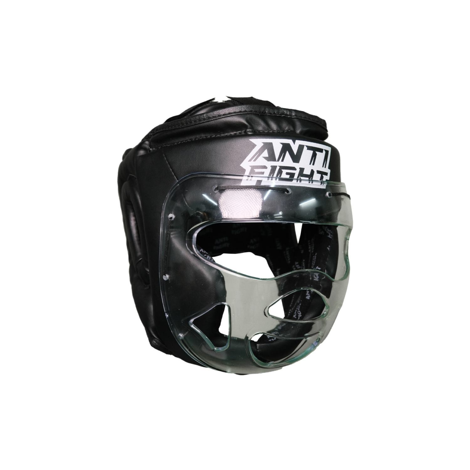 Yüz Korumalı Boks Kaskı Siyah