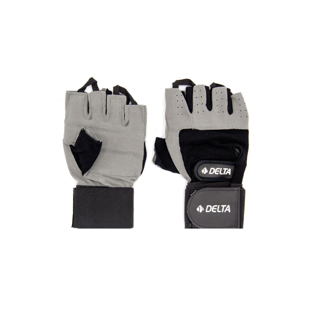 Bilek Bandajlı Gri Ağırlık Body Fitness Eldiveni