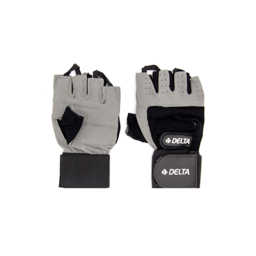 Bilek Bandajlı Gri Ağırlık Body Fitness Eldiveni