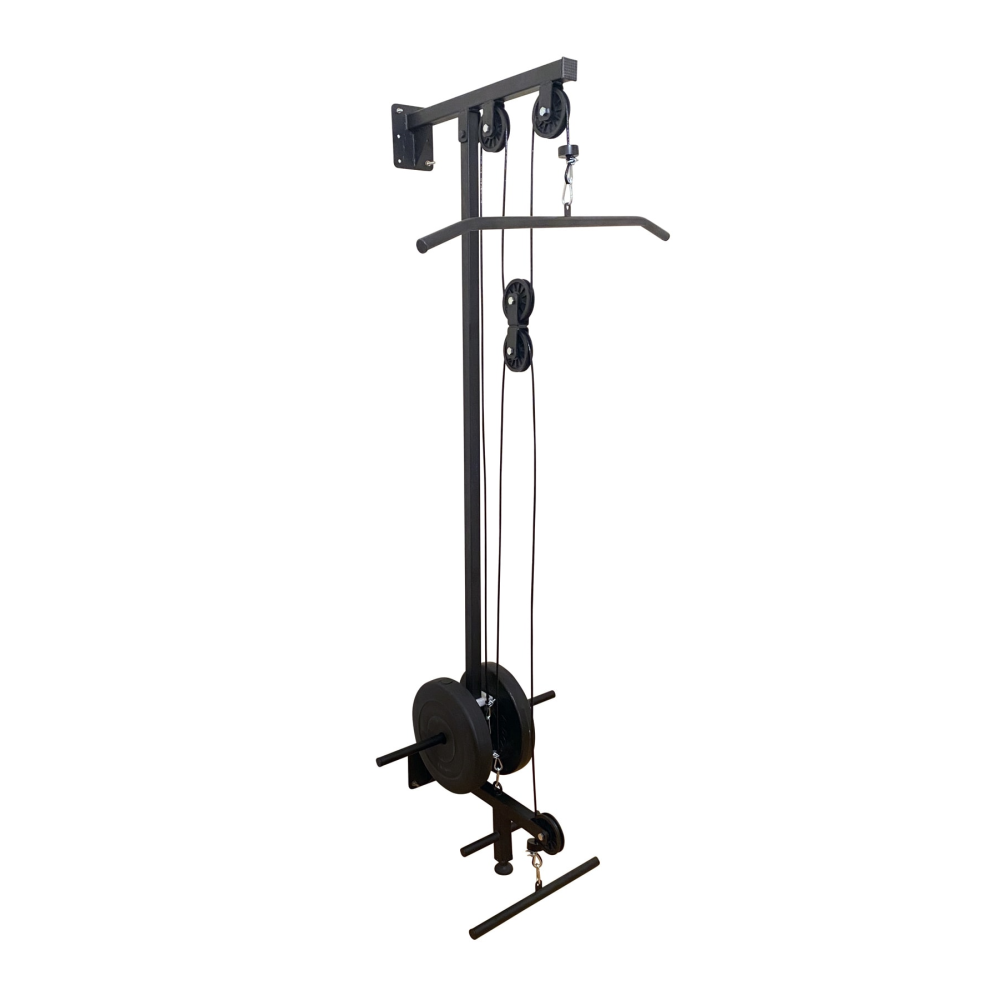 Duvar Tipi Lat Machine Pro Cable Crossover Lat & Row Çalışma Istasyonu