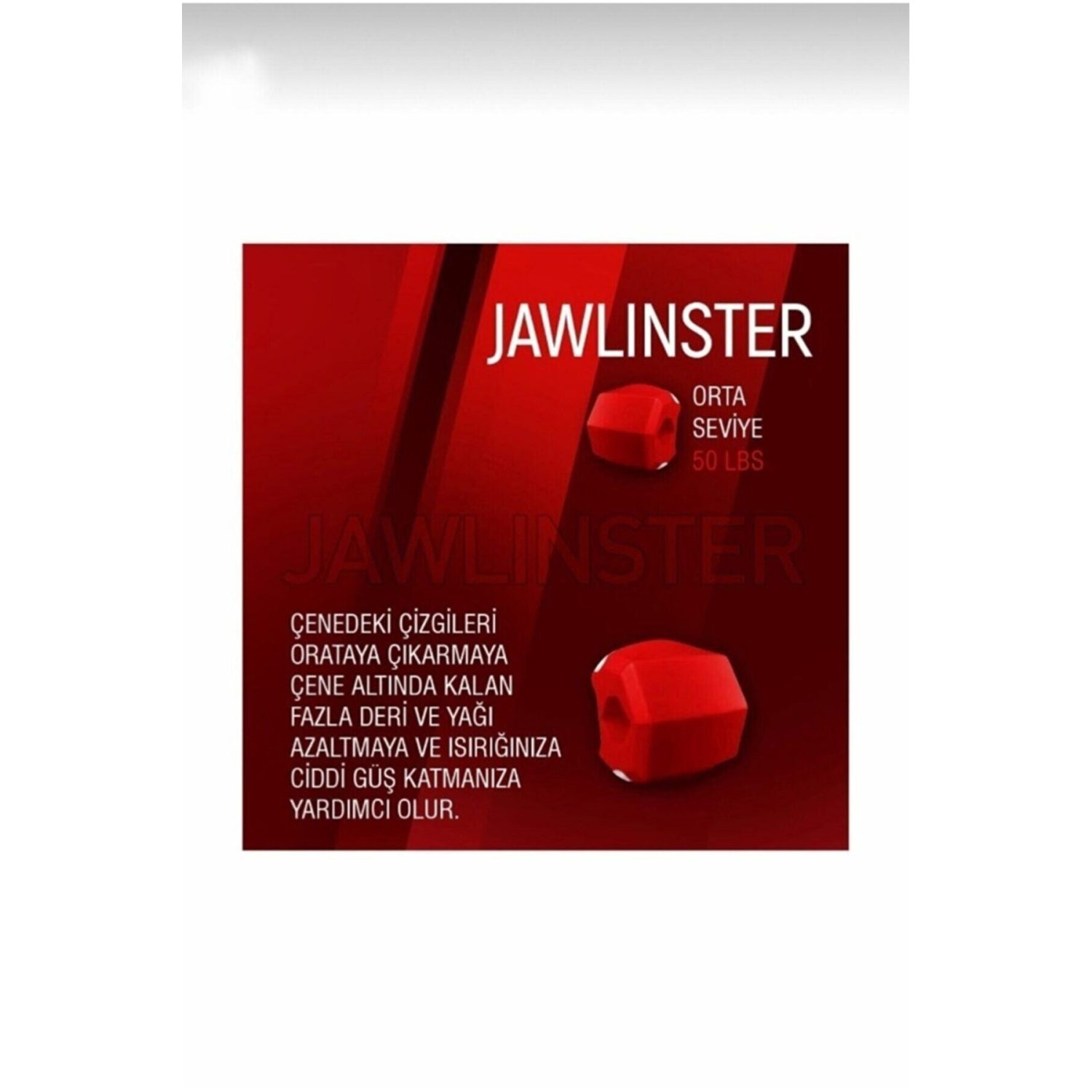 Çene Egzersiz Topu Orta Seviye Küçük Çene Kası Egzersiz Topu