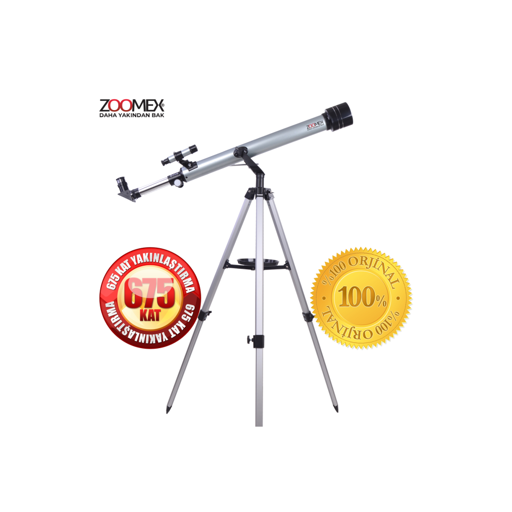 F90060m Astronomik Teleskop 675x Yakınlaştırma - Eğitici Ve Öğretici Geleceğin Bilim Adamı Olun!!!