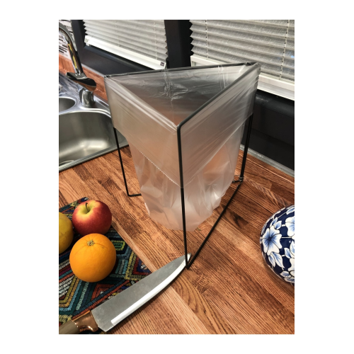 Özel Tasarım Her Poşetle Uyumlu Tezgah Üstü, Kamp, Piknik Çöp Poşeti Teli (SİYAH)