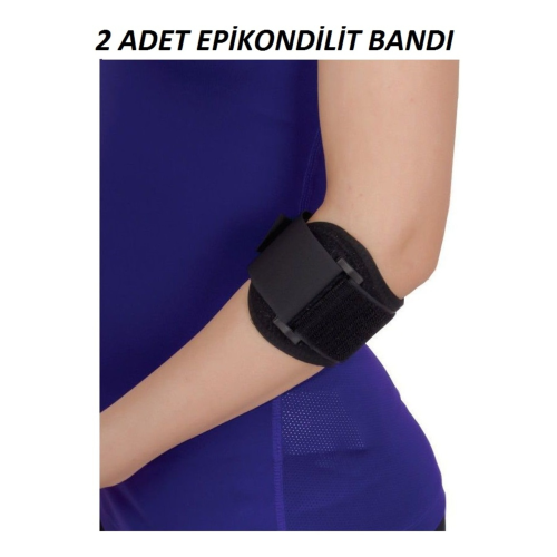 2 Adet Epikondilit Bandajı Tenisçi Dirsek Bandı Epicondilitis Dirsekliği