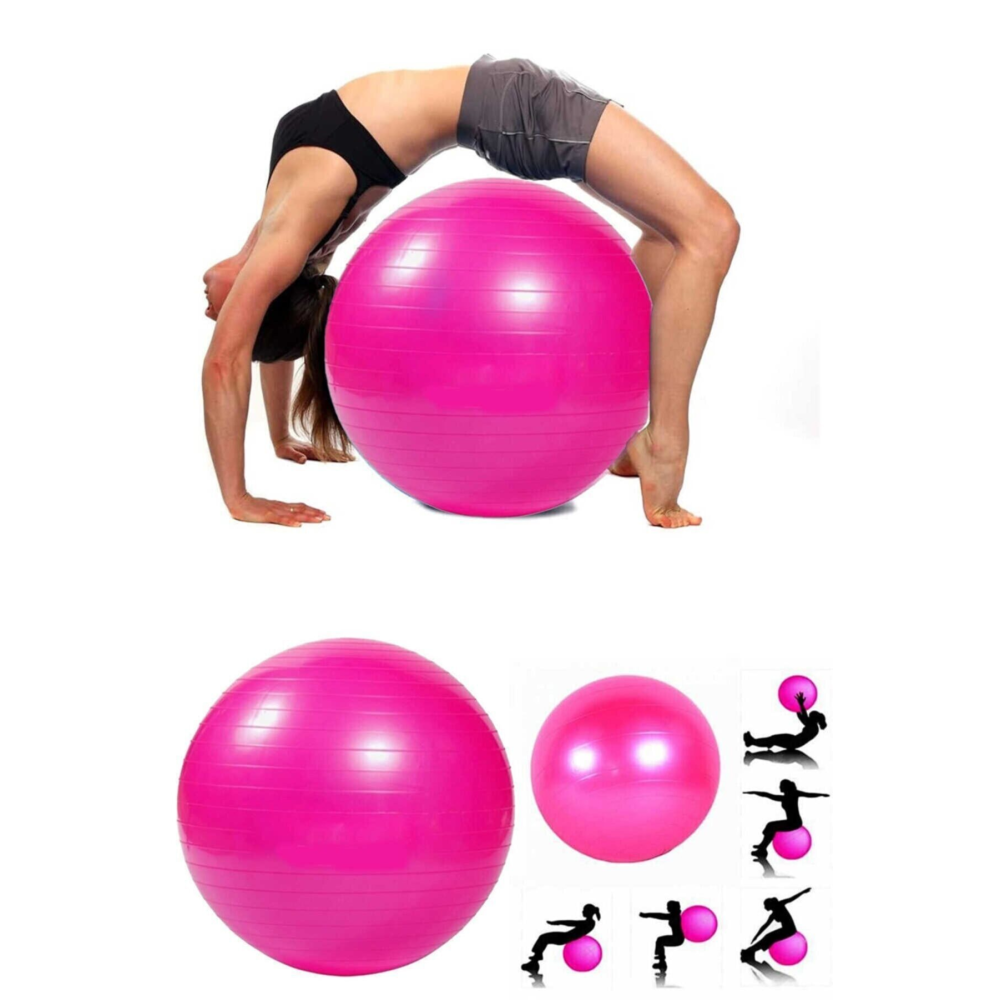 65 Cm Fitilli Pilates Topu Ve Pompa Seti Plates Denge Yoga Spor Egzersiz Top Jimnastik Fitness Gym