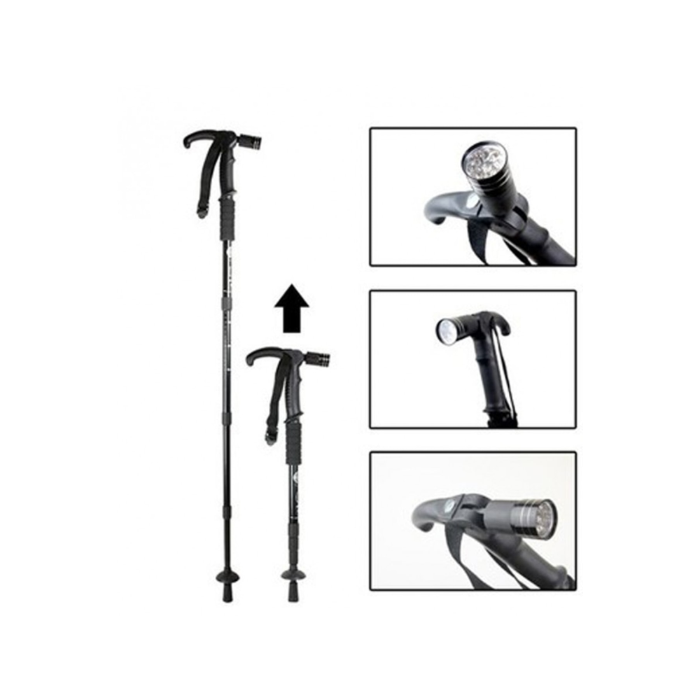 Boya Göre Ayarlı Işıklı Yürüyüş Bastonu Wt-002