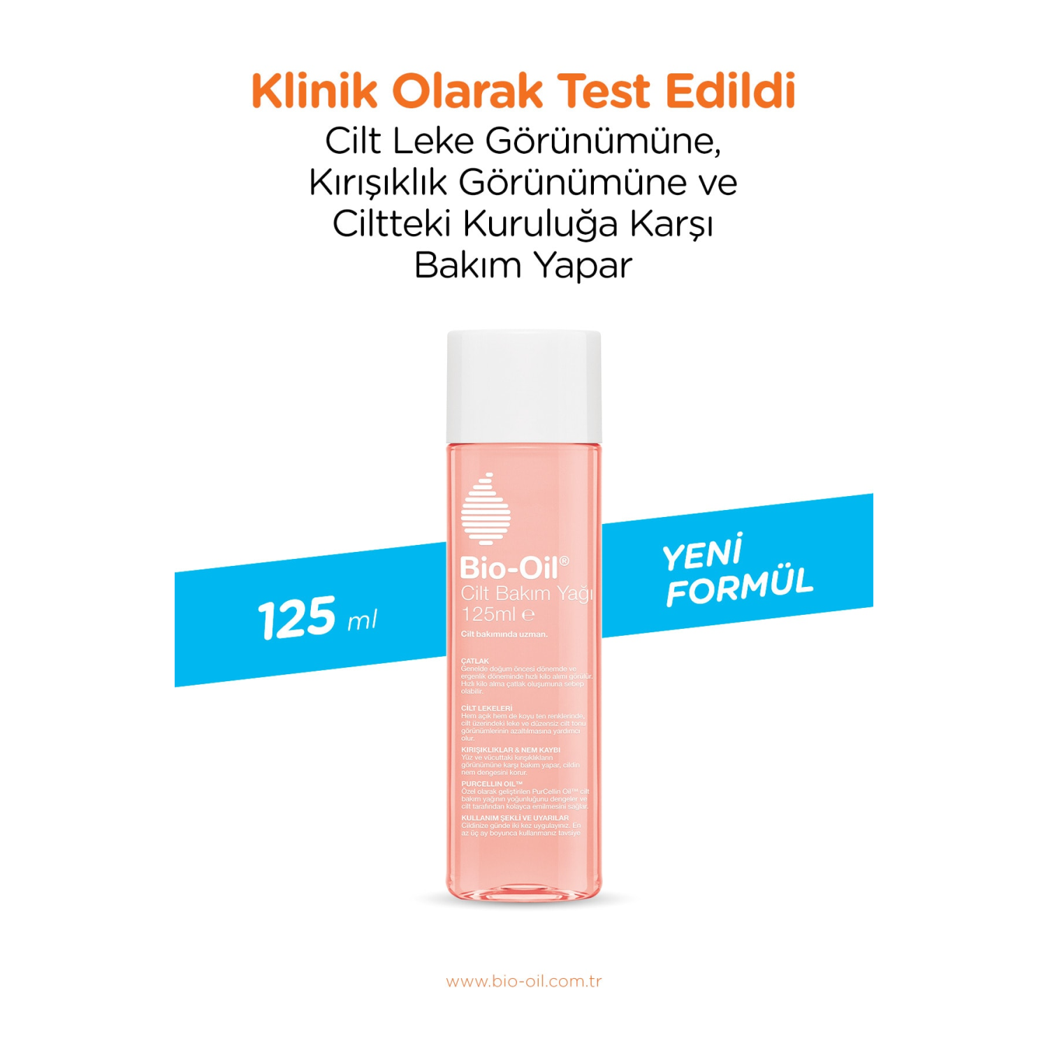 Bio Oil Çatlak Karşıtı & Nemlendirici Cilt Bakım Yağı 125 ml - Yeni Formül