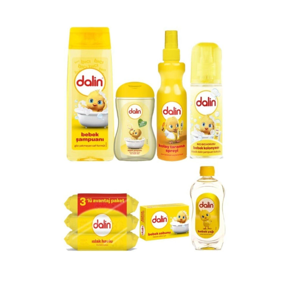 Bebek Bakım Seti 7 Parça