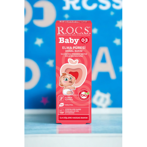 Elma Püresi Florürsüz Diş Macunu 35 ml 0-3 Yaş