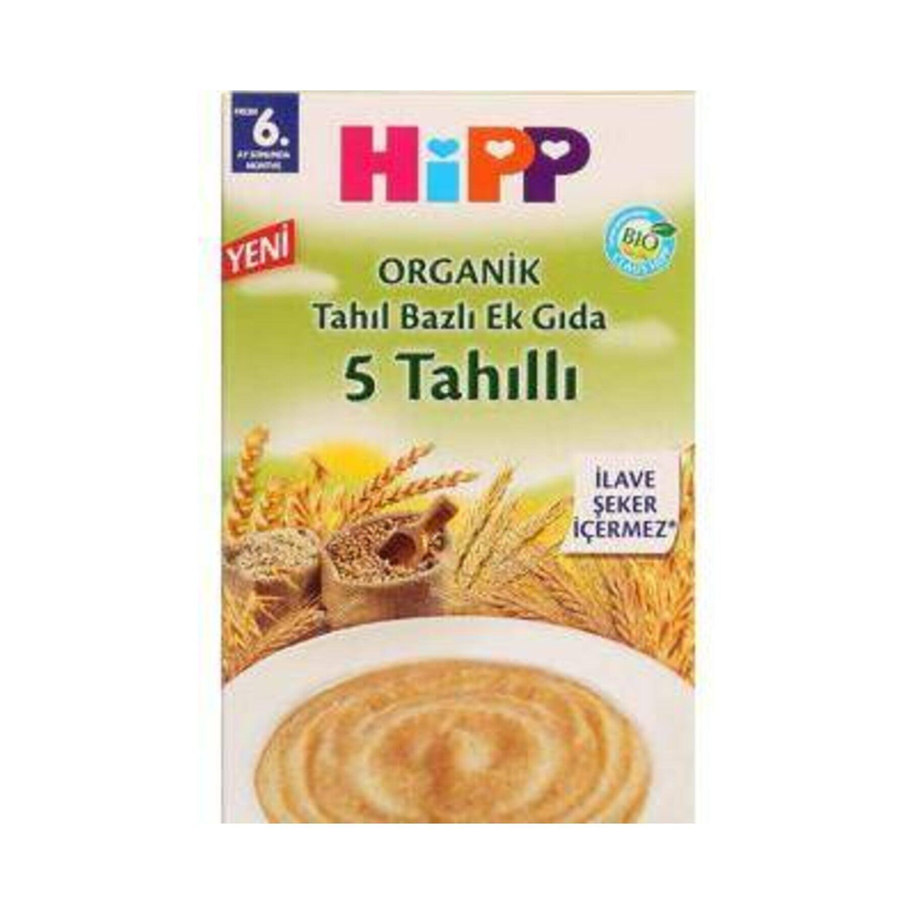 Organik 5 Tahıllı Kaşık Maması 200 gr