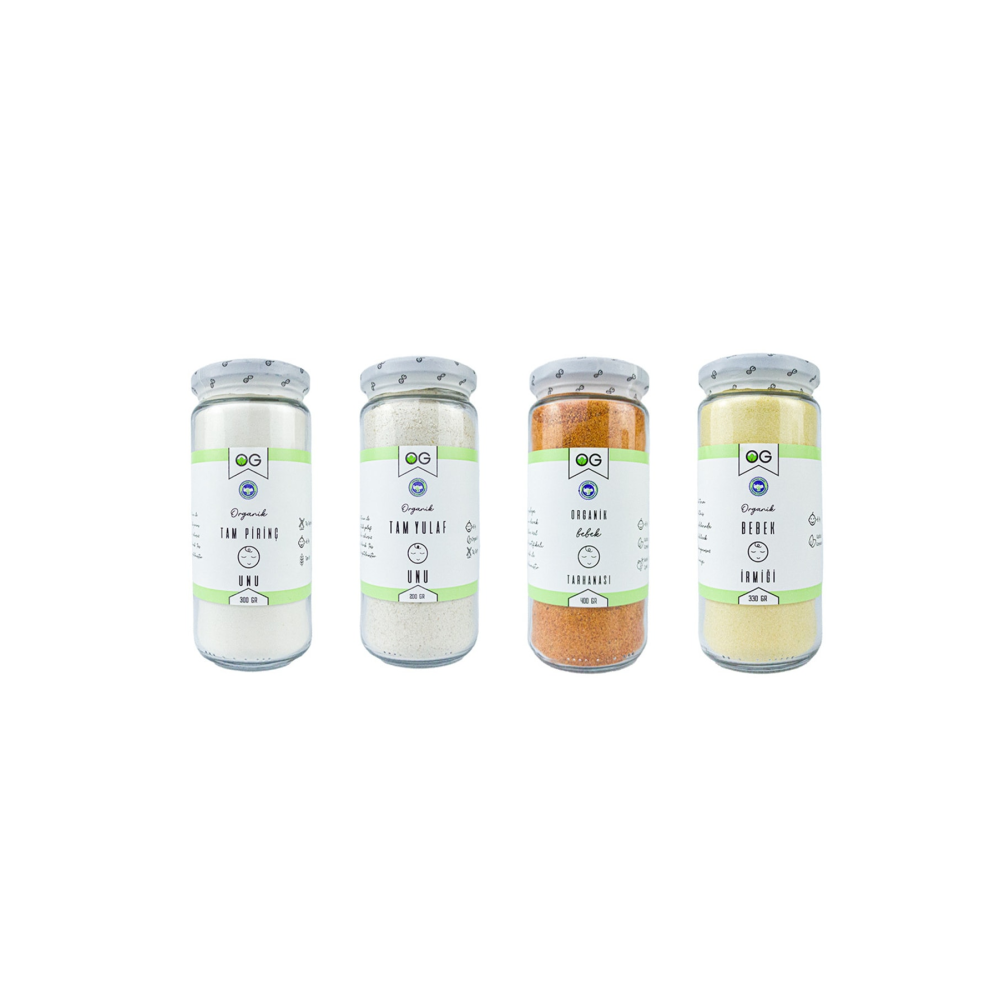 Organik Sertifikalı Bebek Ek Gıda Seti +6 Ay