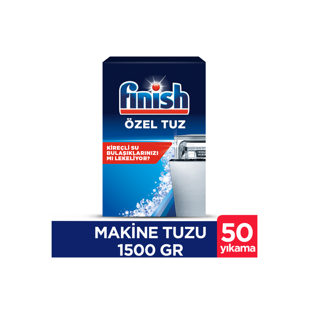 Kireç Kalıntılarına Karşı Koruyucu Bulaşık Makinesi Tuzu 1500 G