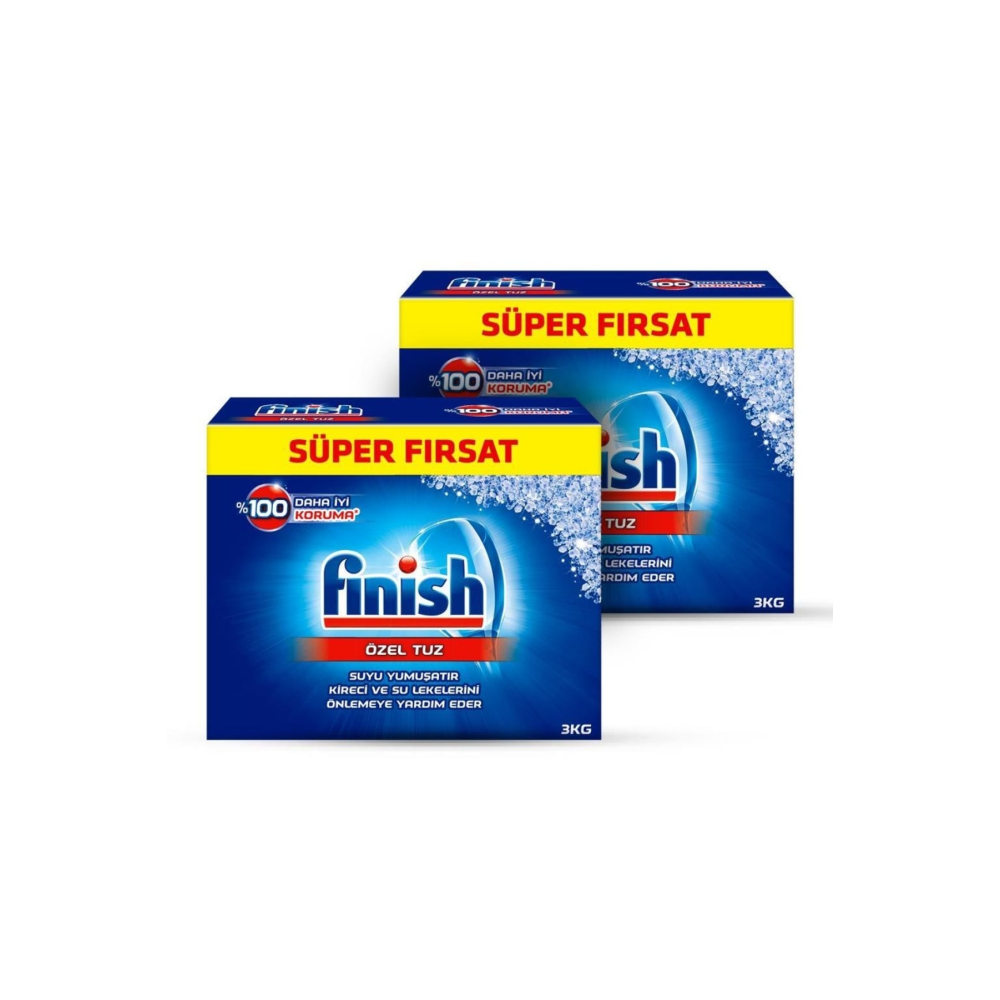 Kireç Kalıntılarına Karşı Koruyucu Bulaşık Makinesi Tuzu 6000 G (2 X 3000)