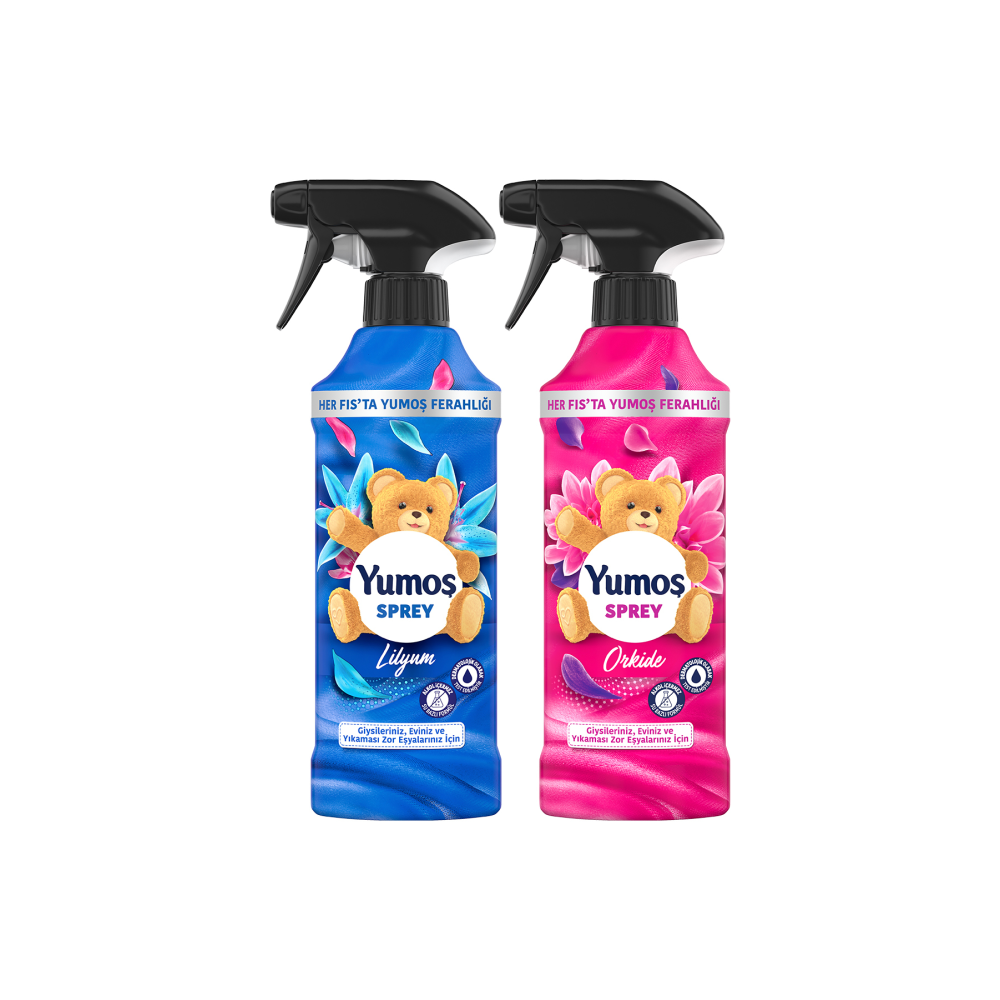 Sprey Yıkaması Zor Eşyalar Lilyum 450 ml 1adet Sprey Zor Eşyalar Orkide 450ml 1adet