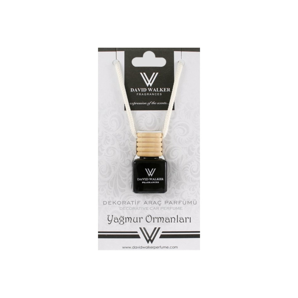 Yağmur Ormanları Dekoratif Araç Kokusu 8 ml - Oto Araç Kokusu - Ipli Asma Oto Parfümü