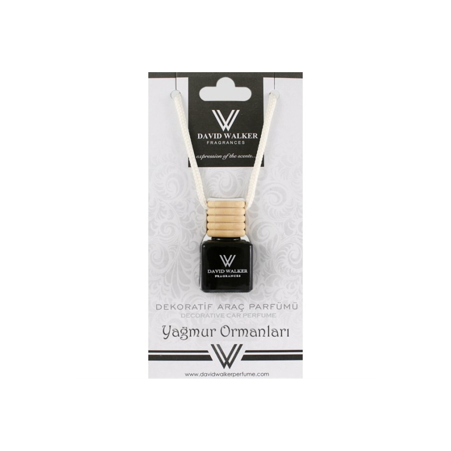 Yağmur Ormanları Dekoratif Araç Kokusu 8 ml - Oto Araç Kokusu - Ipli Asma Oto Parfümü