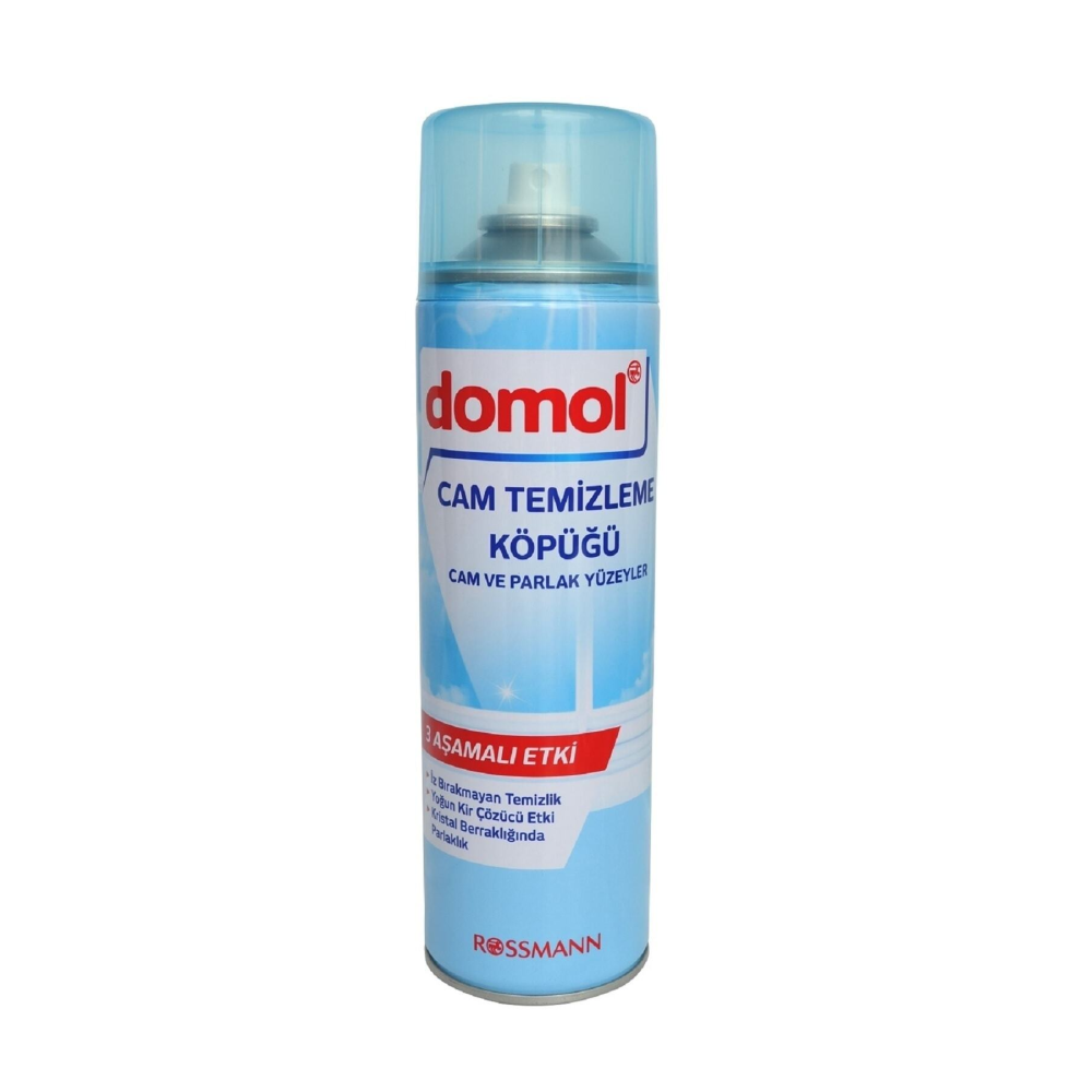 Cam Temizleme Köpüğü Cam Ve Parlak Yüzeyler 500 Ml