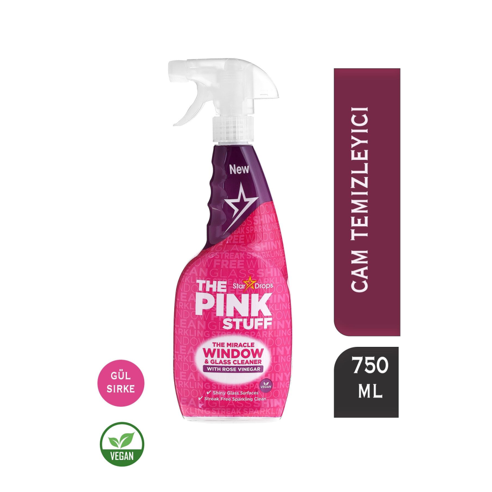 Mucizevi Vinegar Cam Temizleyici 750ml