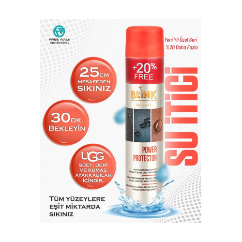 Power Protector Su Itici Ve Su Geçirmezlik Spreyi (yağmur,su,kir Ve Lekelere Karşı Korur)