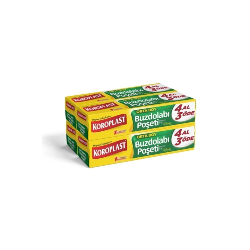 Buzdolabı Poşeti 4 Al 3 Öde Orta Boy 80 Li