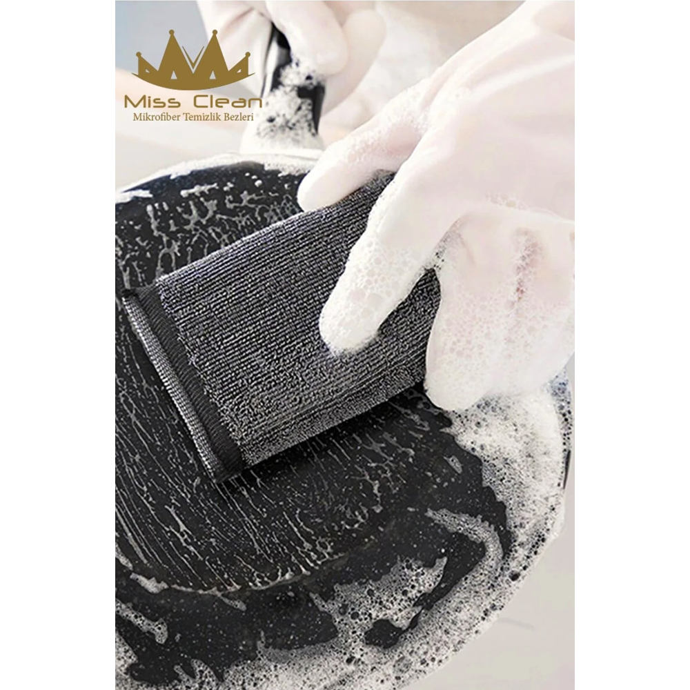 ( 2 Adet ) Sihirli Inox Paslanmaz Telli Bulaşık Süngeri