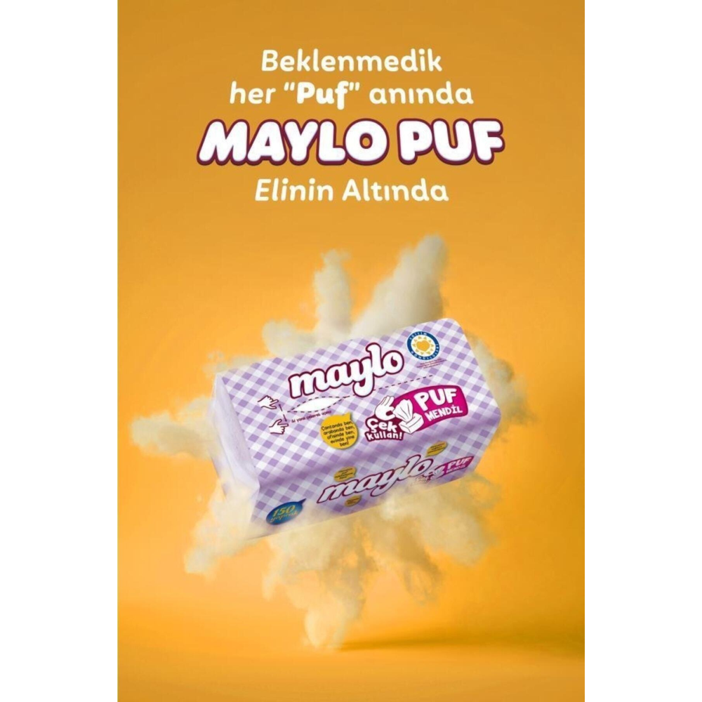 Puf Mendil 150 Yaprak 12 Li Paket