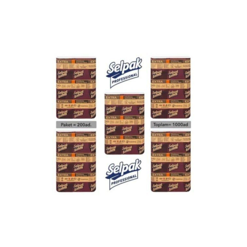 Z Katlı Dispenser Çek-al Havlu 200'lü X 5 Paket