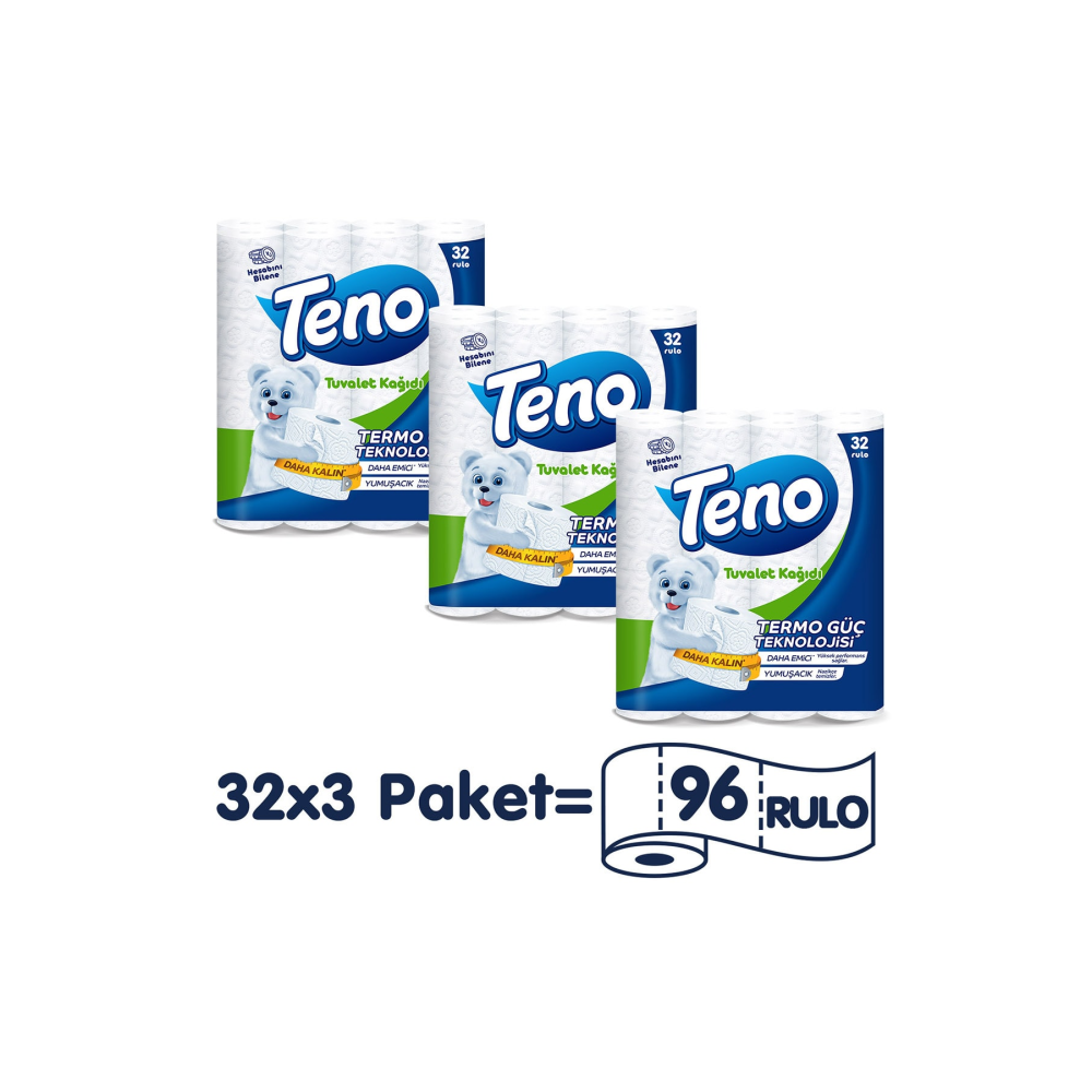 Avantaj Paket Tuvalet Kağıdı 96 Rulo (32 Rulo X 3 Paket)