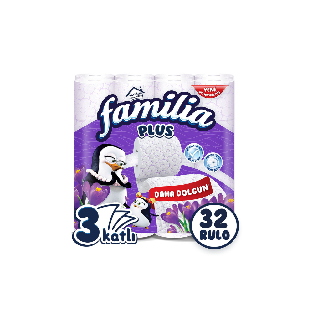 Plus Parfümlü Tuvalet Kağıdı 32'li (SİHİRLİ ÇİÇEKLER KOKULU)