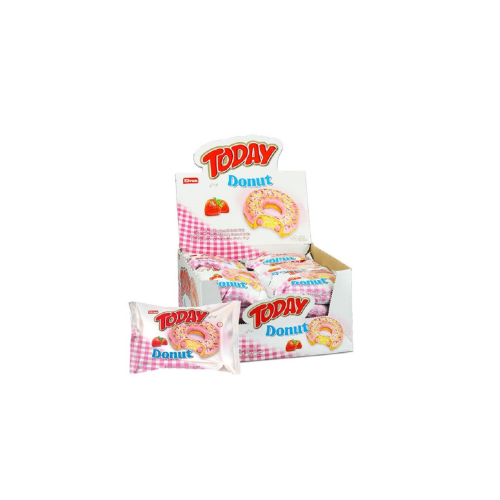 Today Donut Çilekli 35 gr 24 Adet (1 Kutu)
